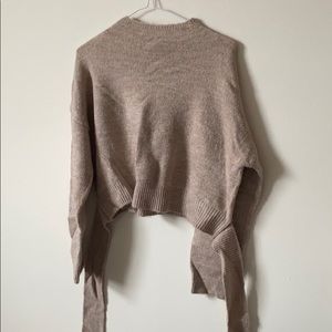 Native Youth Tie Light Sweater